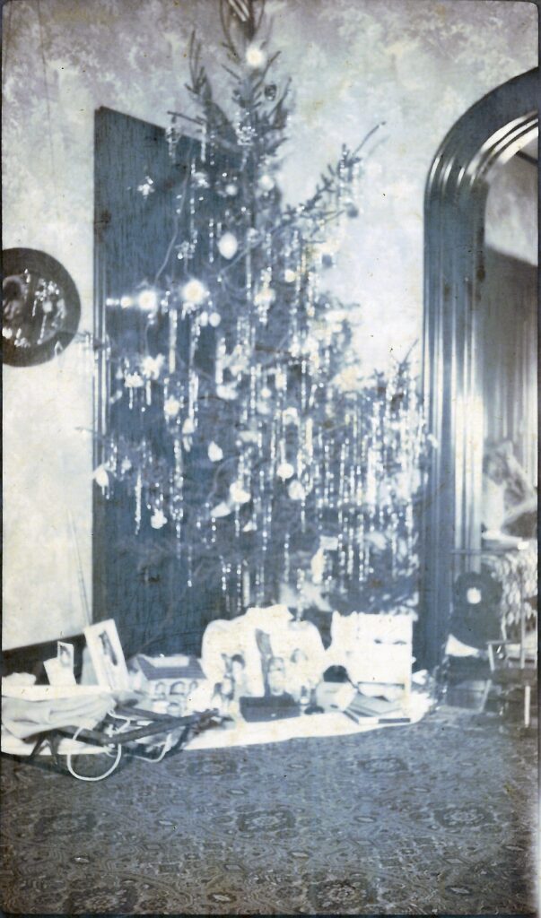 The tree and the toys beneath it