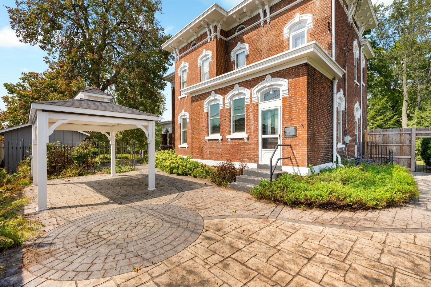 The gazebo from the patio