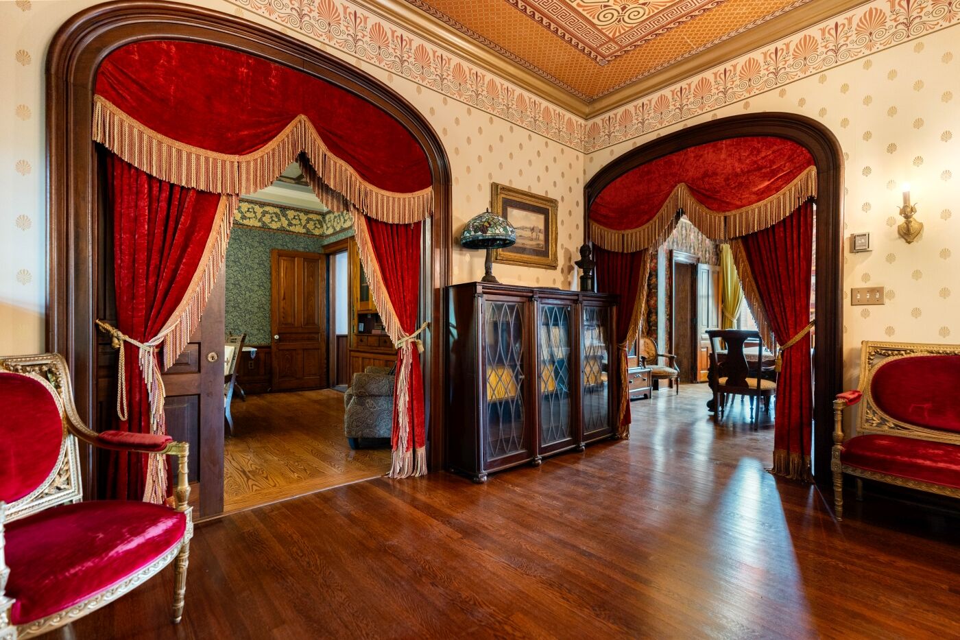The draped arch