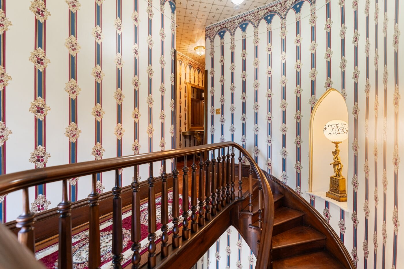 The stair from the second floor