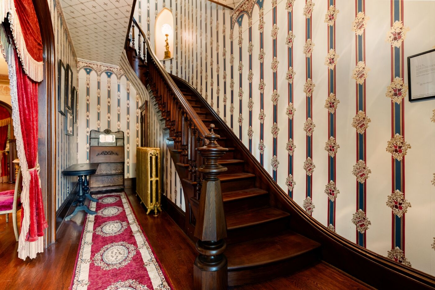 Stair hall from the front door