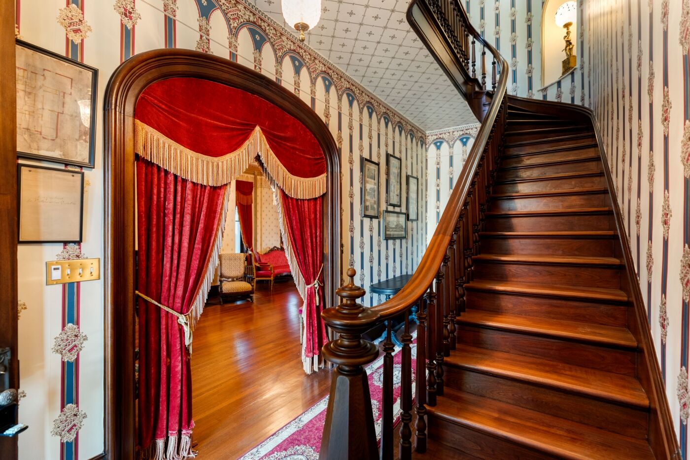 Stair hall from the landing
