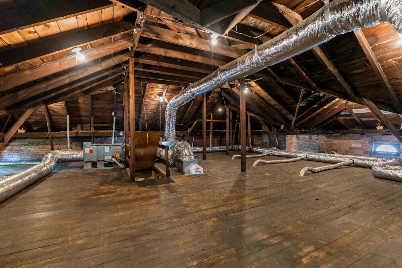 Walk-up attic